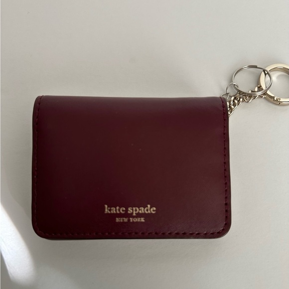 Kate spade wallet key holder plum/prune/wine color - Picture 3 of 8